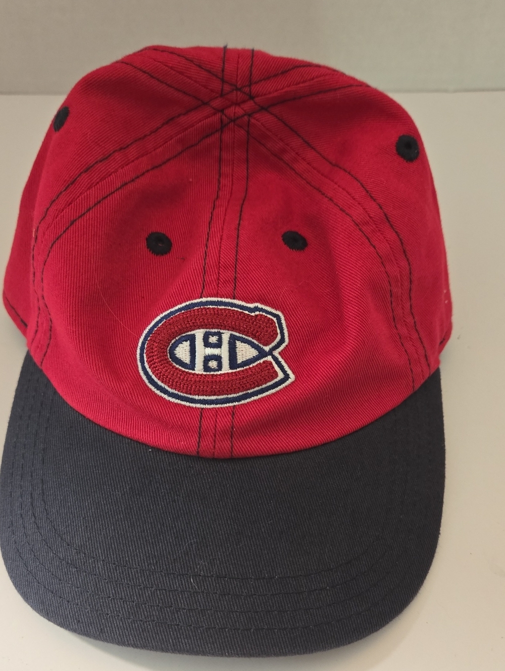 NHL Kids/Infant Red and Navy Montreal Canadiens Logo Cap